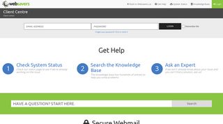 Client Centre | Websavers Inc