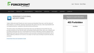 Cloud Email Security Demo - Forcepoint