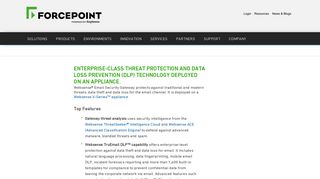 Email Security Gateway — Websense.com - Forcepoint