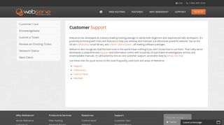 Webserve Discount Web Hosting - Support