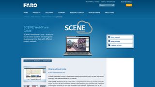 FARO SCENE WebShare Cloud - Cloud-based Secure Scan Data ...