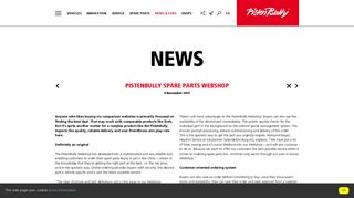 PistenBully Spare Parts Webshop