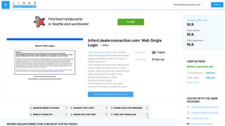 Visit Inford.dealerconnection.com - Web Single Login.