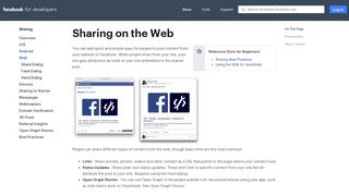 Web - Sharing - Facebook for Developers