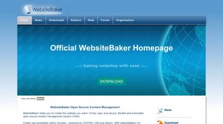 Home WebsiteBaker CMS - Home