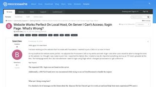 Website Works Perfect On Local Host, On Server I Can't Access ...