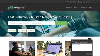 WebSlice: Fast, Reliable & Trusted New Zealand Cloud Web Hosting