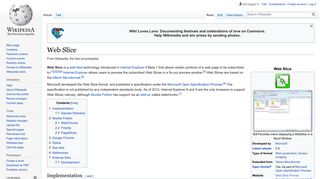 Web Slice - Wikipedia