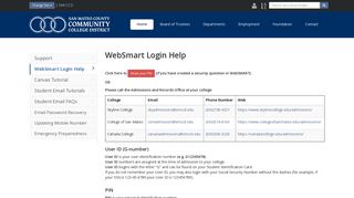 WebSmart Login Help | Student Tutorials | San Mateo County ...