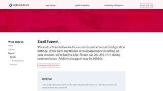 Email Support | Web Solutions, Inc.