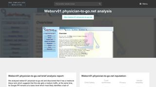 Websrv01.physician-to-go.net - Popular Website Reviews