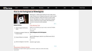 How to Use Instagram on Webstagram | Chron.com