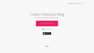 Create A Free Blog With WebStarts