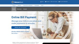 Online Bill Payment | Pay Your Bills Online | Webster Bank