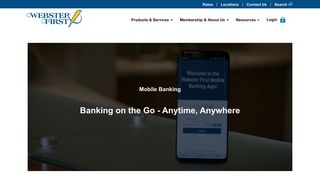 Mobile Banking App - Webster First Federal Credit Union