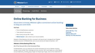 Online Banking with Webster Bank