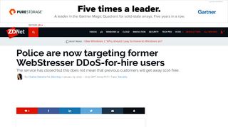Police are now targeting former WebStresser DDoS-for-hire users ...