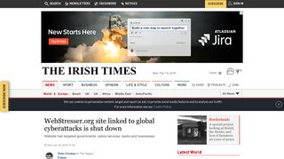 WebStresser.org site linked to global cyberattacks is shut down