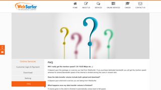 FAQ - Websurfer Nepal Communication System Pvt. Ltd.