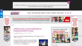 Hallmark Cards to share health ideas at Employee Benefits Connect ...