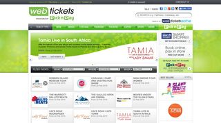 Webtickets Online Tickets - webtickets.co.za