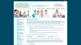 Information for Provider - Gulf Coast Medical Management