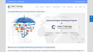Web Trainings: Best Digital Marketing Training Institute in ...