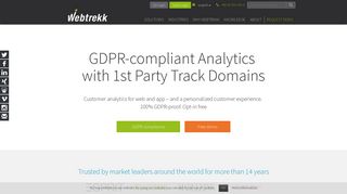 Webtrekk: Customer Analytics Platform