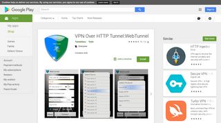 VPN Over HTTP Tunnel:WebTunnel - Apps on Google Play