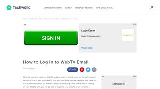 How to Log In to WebTV Email | Techwalla.com