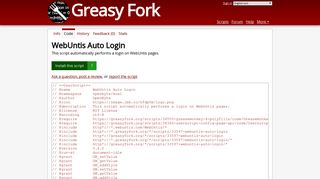 WebUntis Auto Login - Source code - Greasy Fork