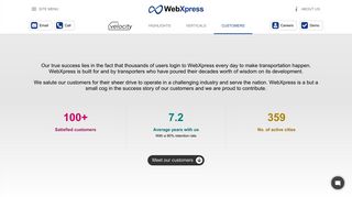 customers - WebXpress: GST-compliant Logistics Software