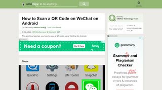 How to Scan a QR Code on WeChat on Android: 4 Steps
