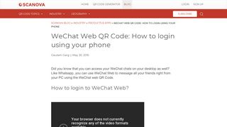WeChat Web QR Code: How to login on your computer using your ...