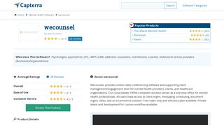 wecounsel Reviews and Pricing - 2019 - Capterra