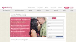 Advertise with mywedding.com - mywedding.com