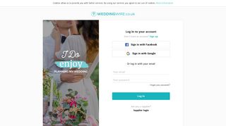 User login - WeddingWire.co.uk