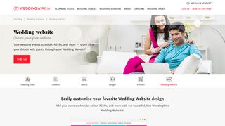 Free Wedding Websites - WeddingWire.in