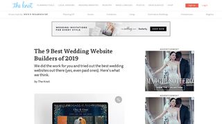 9 Best Wedding Website Builders to Use in 2019: Best ... - The Knot