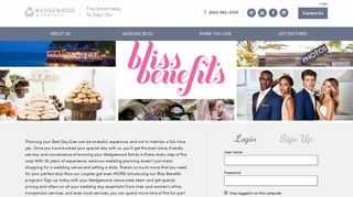 Wedgewood Bliss Benefits: Wedding Planning Discounts
