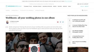 WedShoots: all your wedding photos in one album - WeddingWire.co.uk