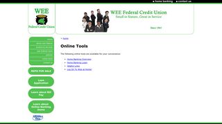 WEE Federal Credit Union - Helpful Links