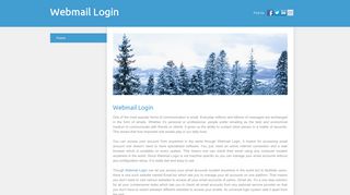 Webmail Login - Home