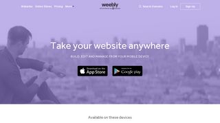 Weebly Mobile Apps - Take Your Website Anywhere