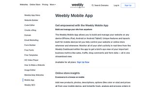 Manage Your Site from Anywhere with the Weebly Mobile App ...