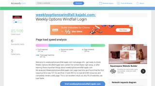 weeklyoptionswindfall.kajabi.com — Weekly Options Windfall Login