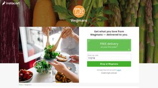 Wegmans Grocery Delivery or Pickup - Instacart
