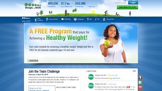 Weigh and Win - Homepage