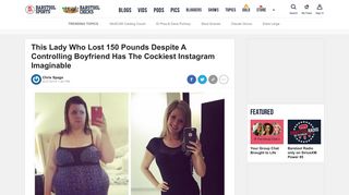 This Lady Who Lost 150 Pounds Despite A Controlling Boyfriend Has ...