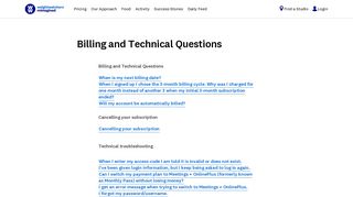 Billing and Technical Questions | WW USA - Weight Watchers